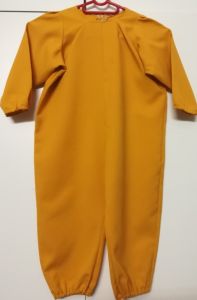 Kids Costumes to Hire - ONESIE MUSTARD child